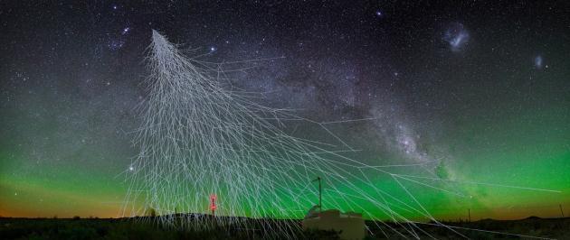 据国外媒体报道：宇宙辐射源来自银河系外